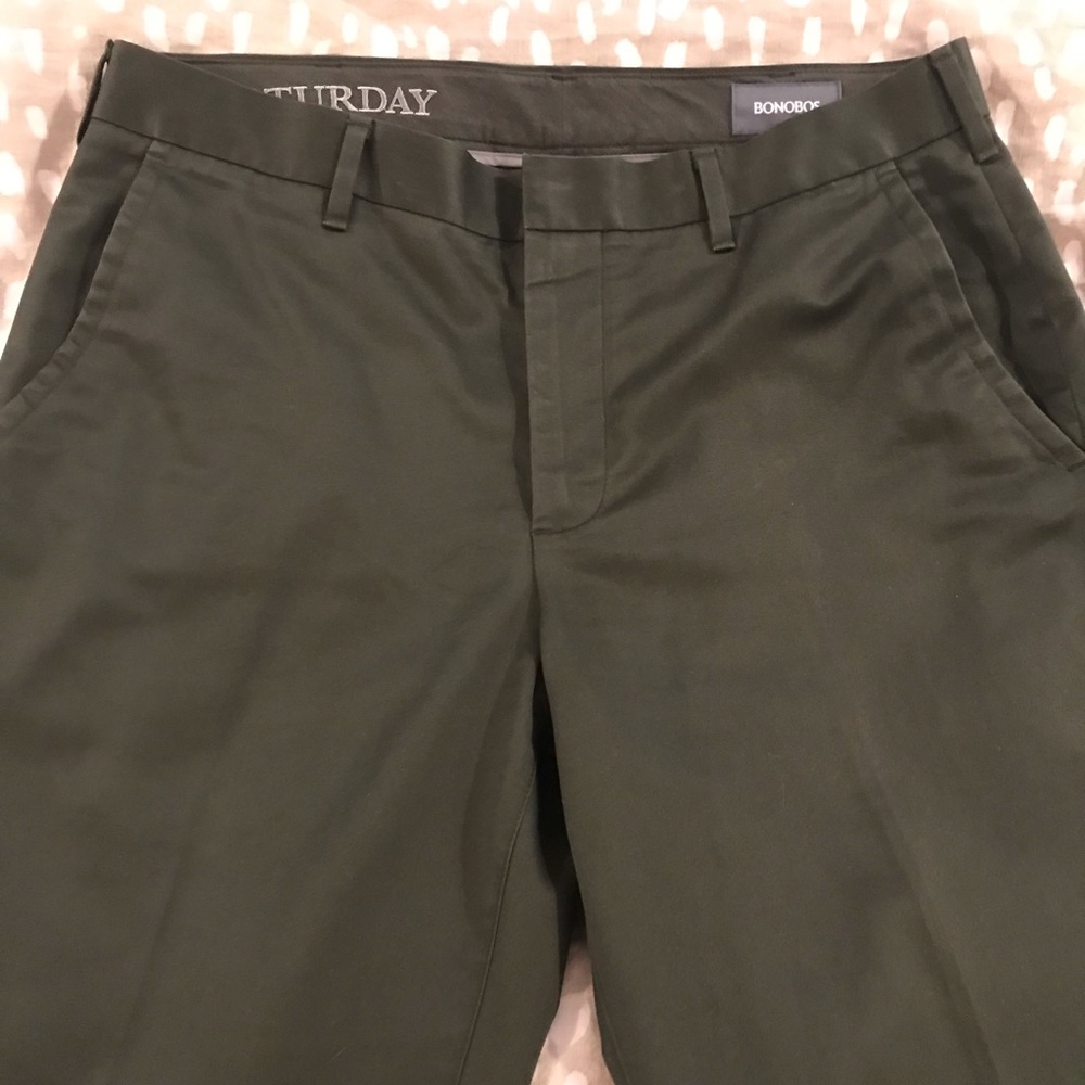 Bonobos Olive Green Chinos